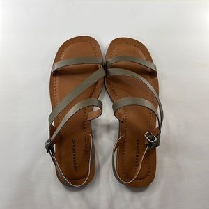 LUCKY BRAND GREEN SANDALS